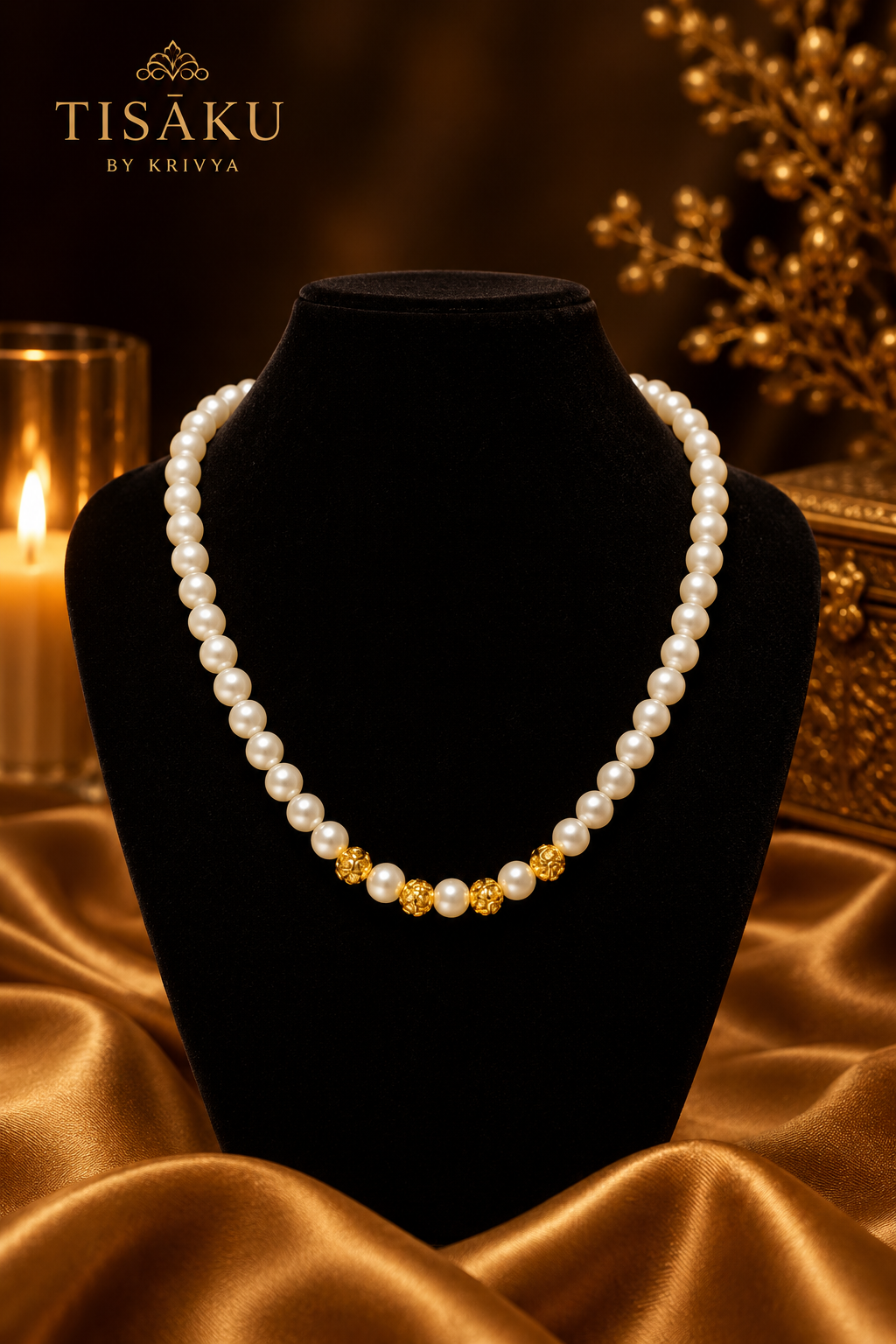Simple Pearl Necklace