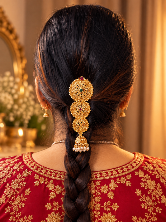 Brass hair clip